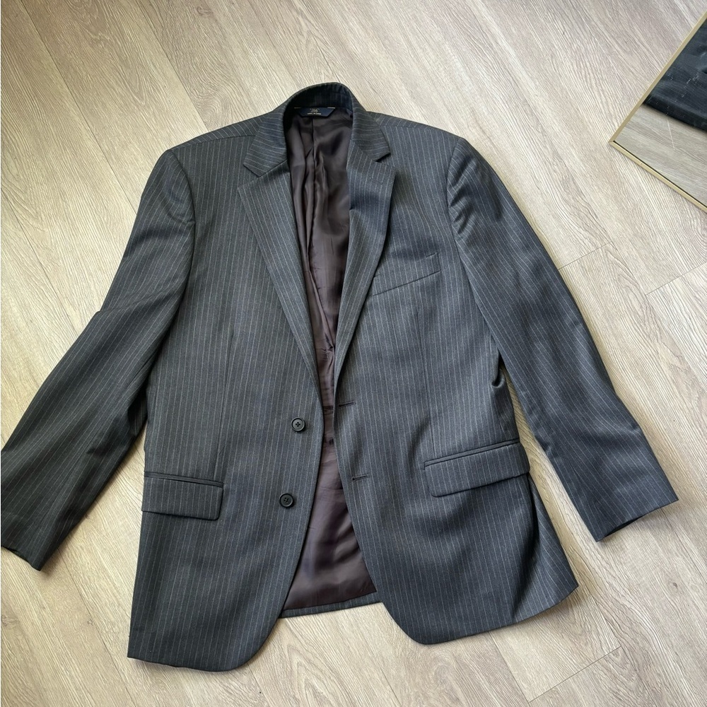 100% wool Brookes Brothers 346 Fitzgerald Fit suit jacket/sport coat size 40s